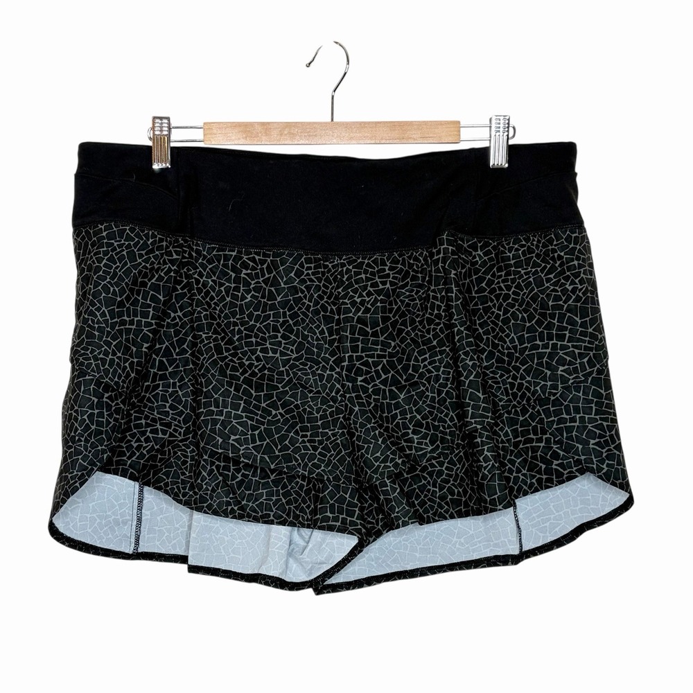 CALIA Stretch Woven Performance Shorts Black Womens Size XL Athletic Active